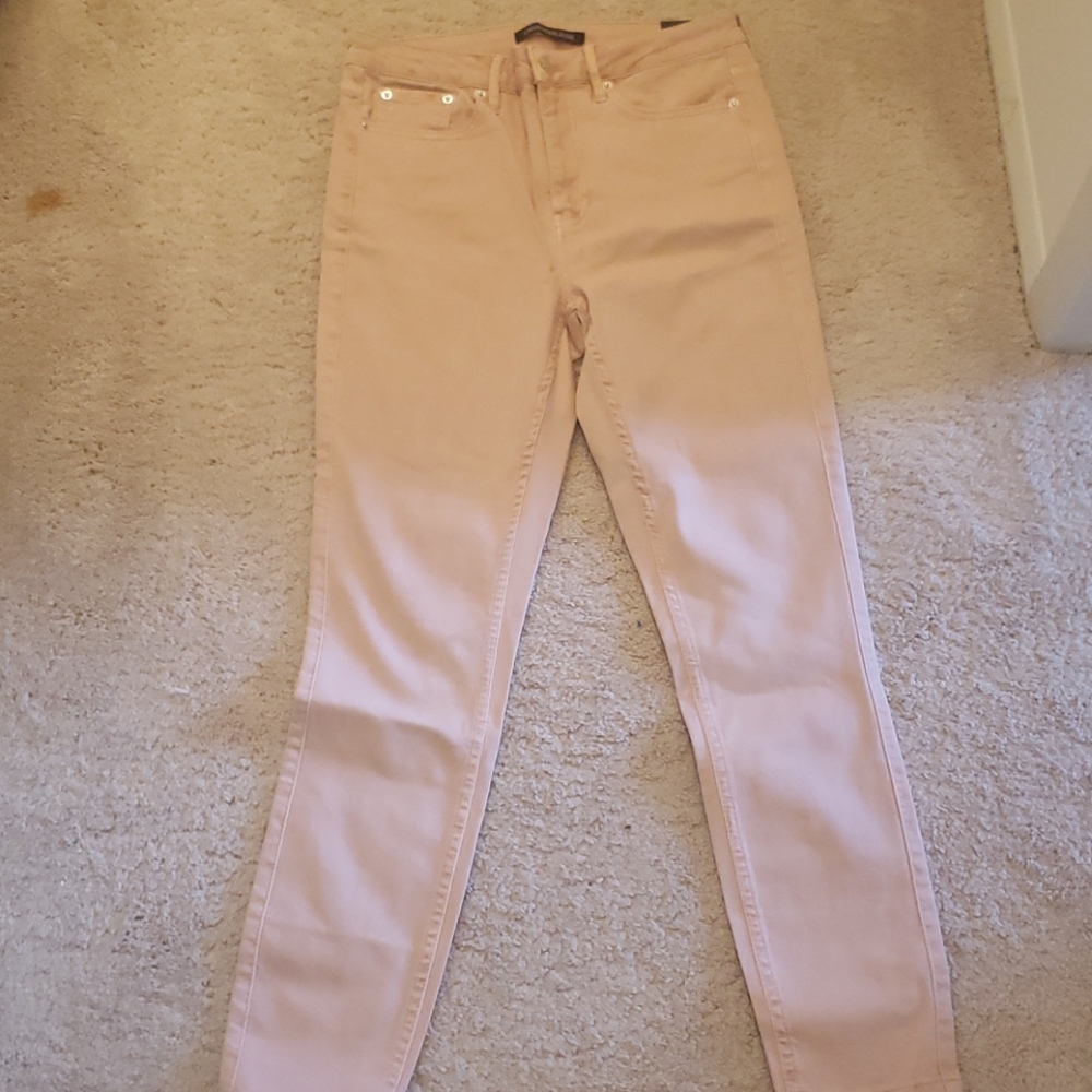 Pastel pink pants